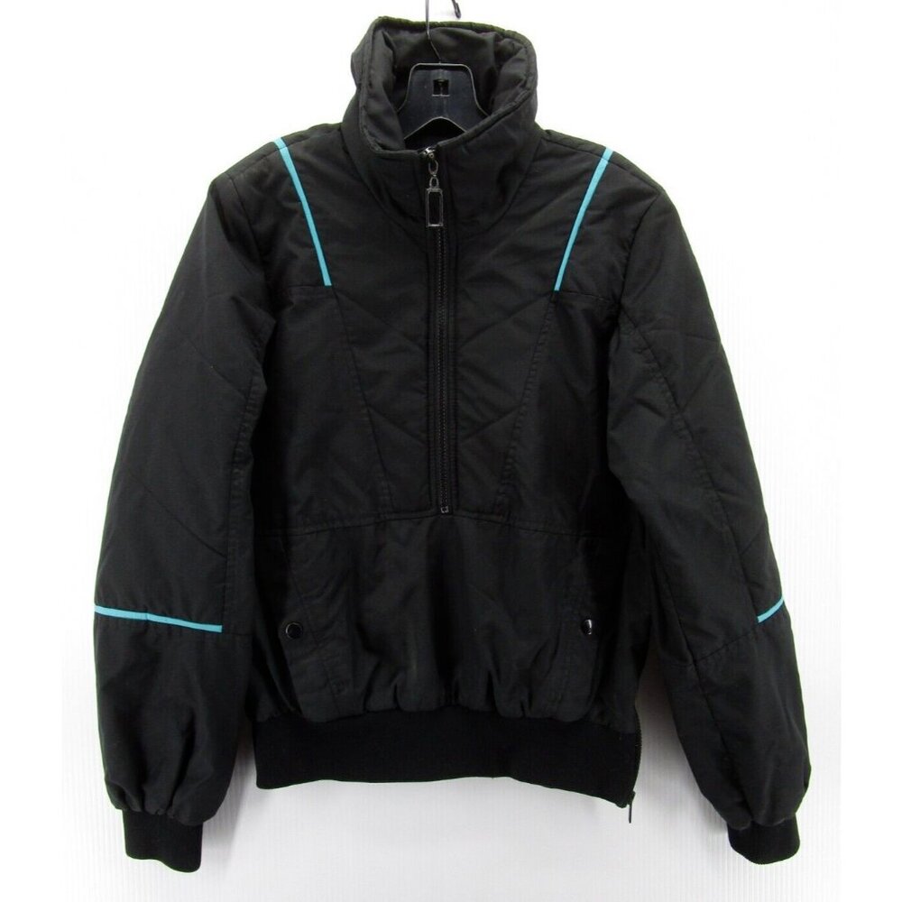 VINTAGE Jacket Medium Hermans Windbreaker Bomber 1/4 Zip Pullover